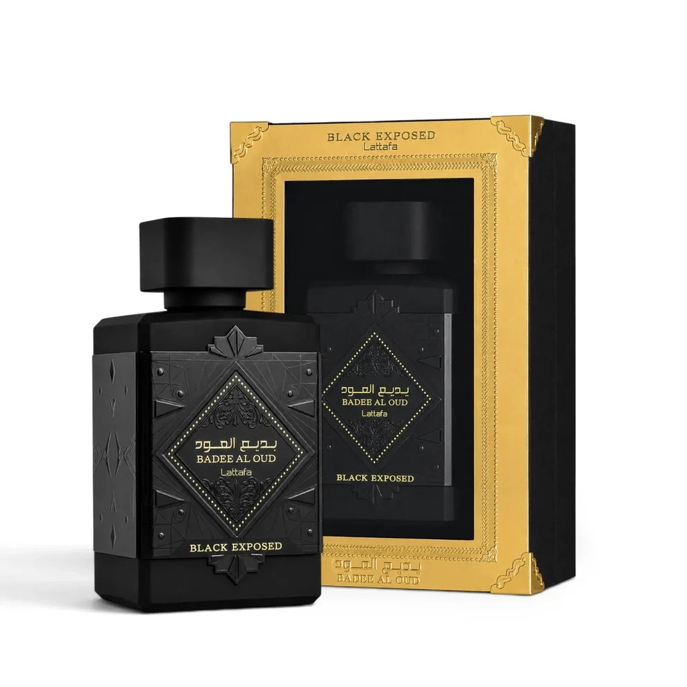 Badee Al Oud Black Exposed 100ml EDP | Lattafa
