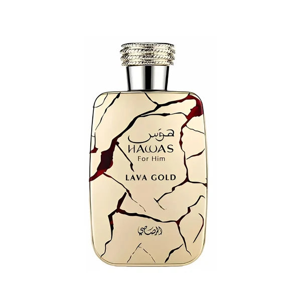 Hawas Lava Gold Perfume 100ml EDP | Rasasi