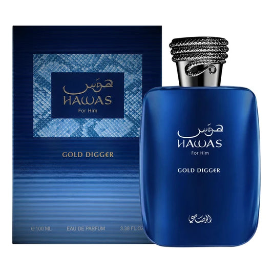 Hawas Gold Digger Perfume 100ml EDP | Rasasi